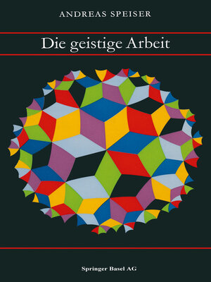cover image of Die Geistige Arbeit